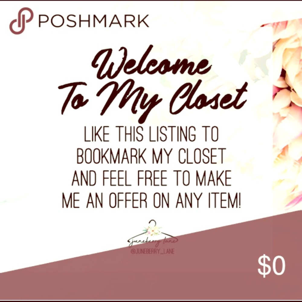 Bookmark my closet sign